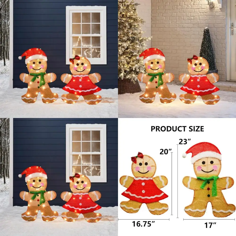 Lighted 2D Gingerbr… - image