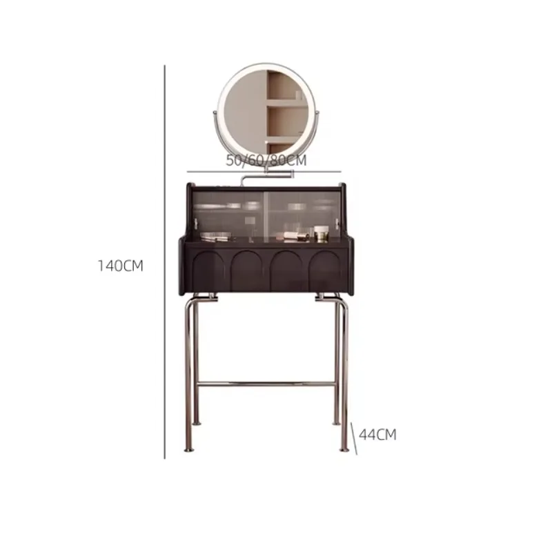 

Bedroom Furniture Wooden Dresser with Light Emitting Diode Mirror Dresser