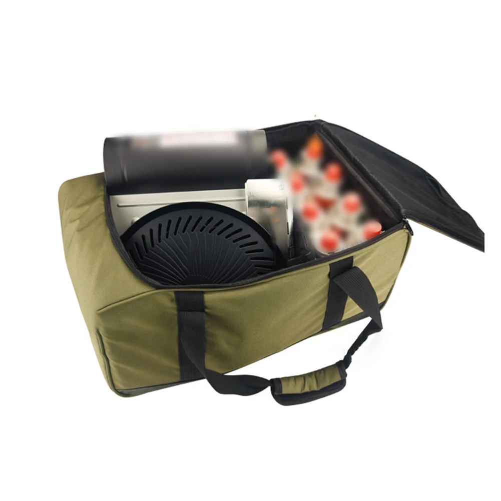 

Сумка-контейнер для походной посуды, для кемпинга и пикников, из ткани Оксфорд 600D и ПВХ 500D