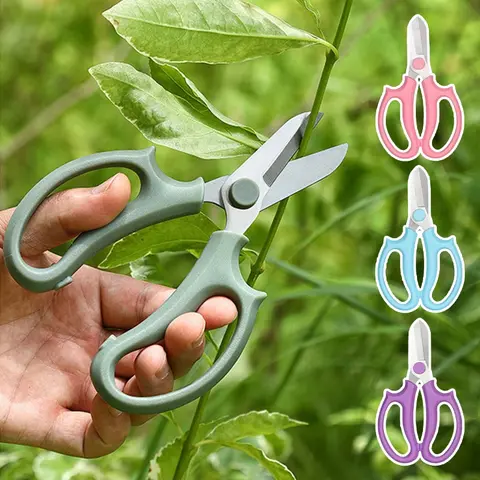 Multifunktionell trädgårdssax Hushållsblommabeskärning Grenträdgårdsplockning Fruktskärsax Sax Beskärningsverktyg 10 best sales kraftig sax för att skära plast - №8