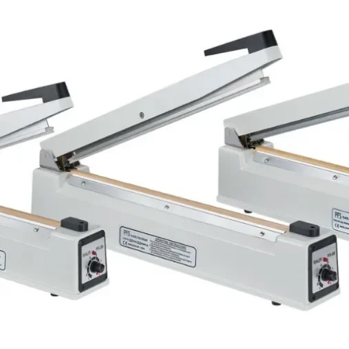 Household food plastic sealing machine Plastic bag Aluminum foil bag 8MM Commercial hand pressure sealing machine with printing