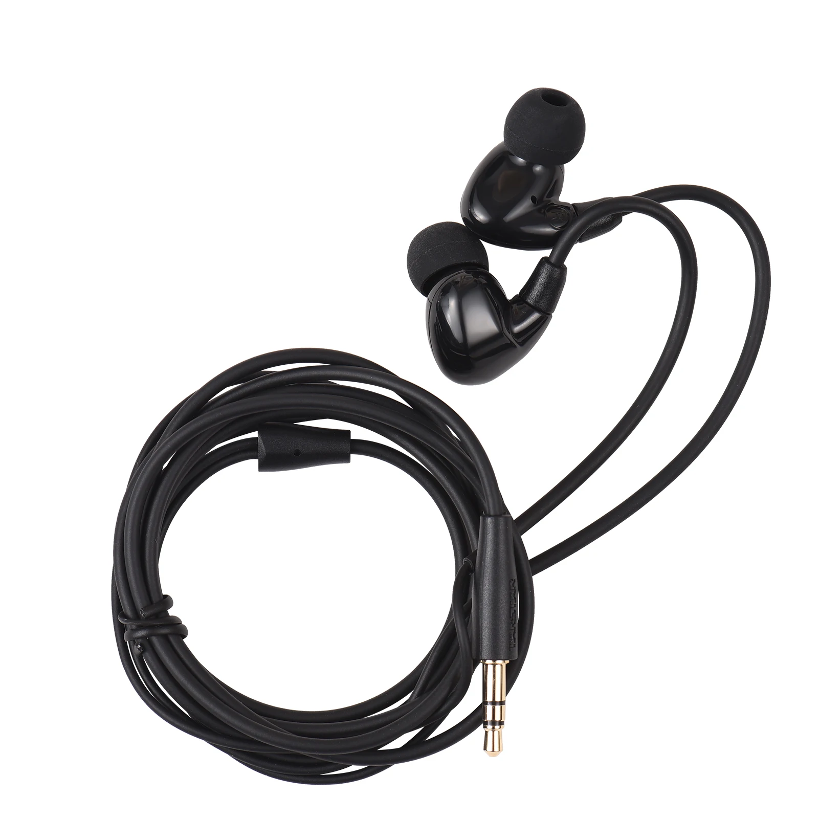 

WPM-300R Wireless Receiver with In-ear Earphone UHF Bodypack Receiver LED Digital Display for Stage Studio Simulta