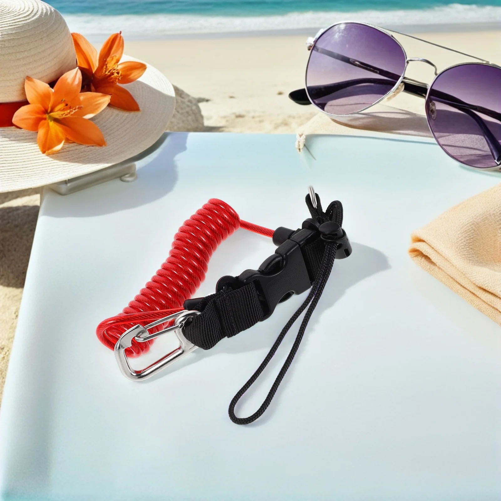 حبل غوص مع توصيل آمن للسحب التلقائي لحماية الكاميرا تحت الماء، حبل غوص مضاد للفقدان #2