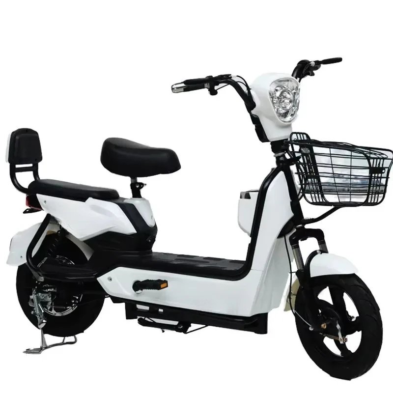 High-end 2025 New Men's Electric City Bike 48V Single Speed E-Bike With Integrated Rear Hub Motor And Battery Made In China