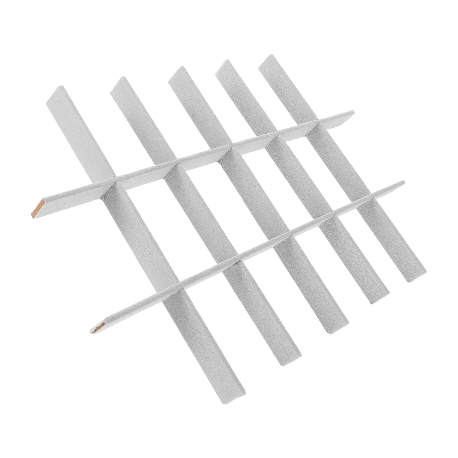 Jewelry Tray Divider Inserts Adjustable Soft Lined Tray Dividers 18 Grid Separator Organizer for Necklace Earring Ring Storage
