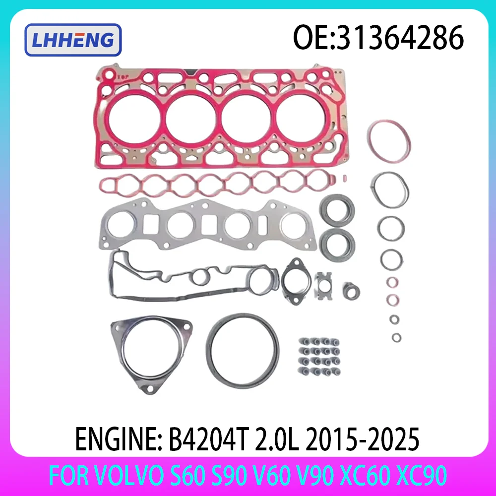 Cylinder Head Gasket Set Fit For VOLVO S60 S90 V60 V90 XC60 XC90 2.0 T L L4 B4204T 2.0L L4 31430058KT 2015-2025