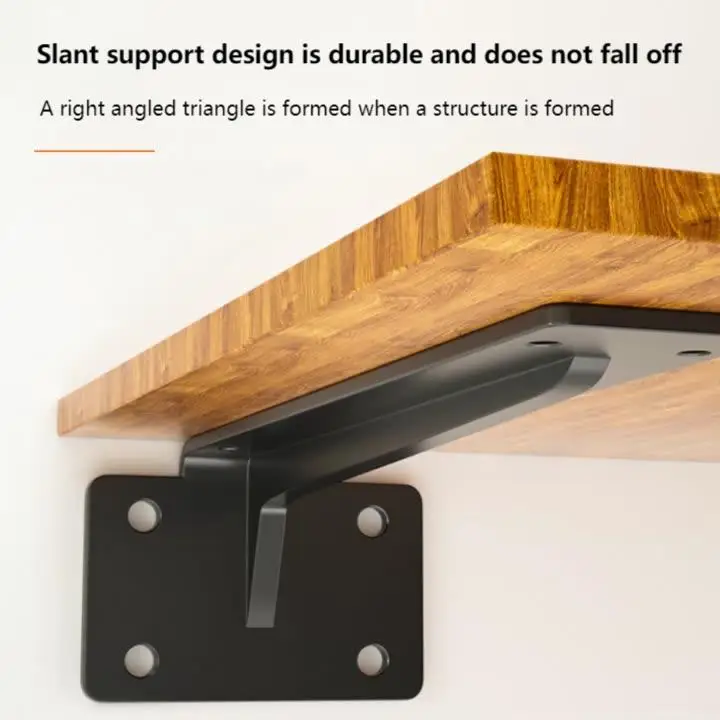 

1 Pcs Hanging TV cabinet load-bearing bracket, widened and thickened triangular bracket, desk fixed bracket, layer board support