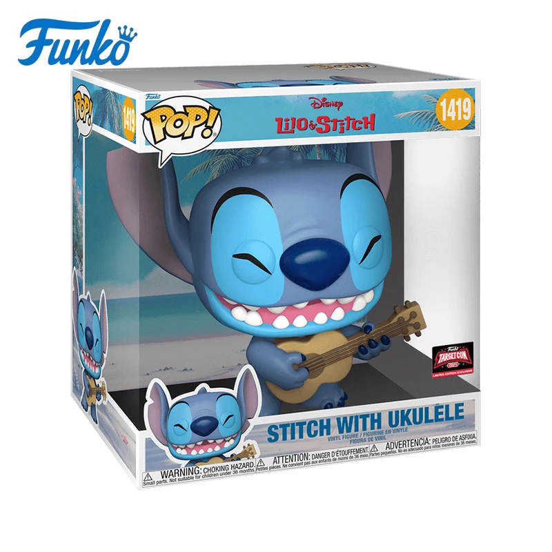 

Funko POP! Lilo & Stitch - Stitch Ukulele Deluxe Edition Action Figure | Collectible Figurine Decoration | Gift for Fans