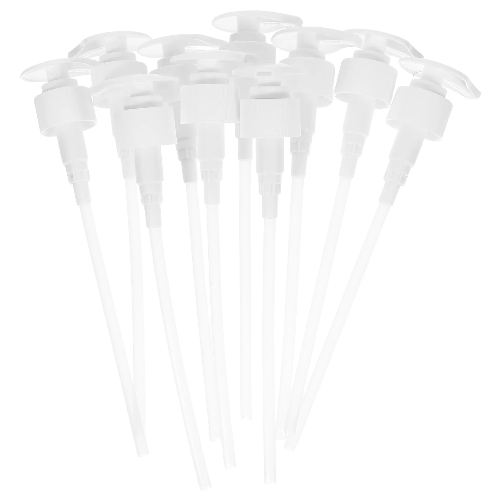 

10pcs Press Pump Head Replacement For Emulsion Bottles Soap Dispenser Plastic Nozzle Bottle Pump Accessories