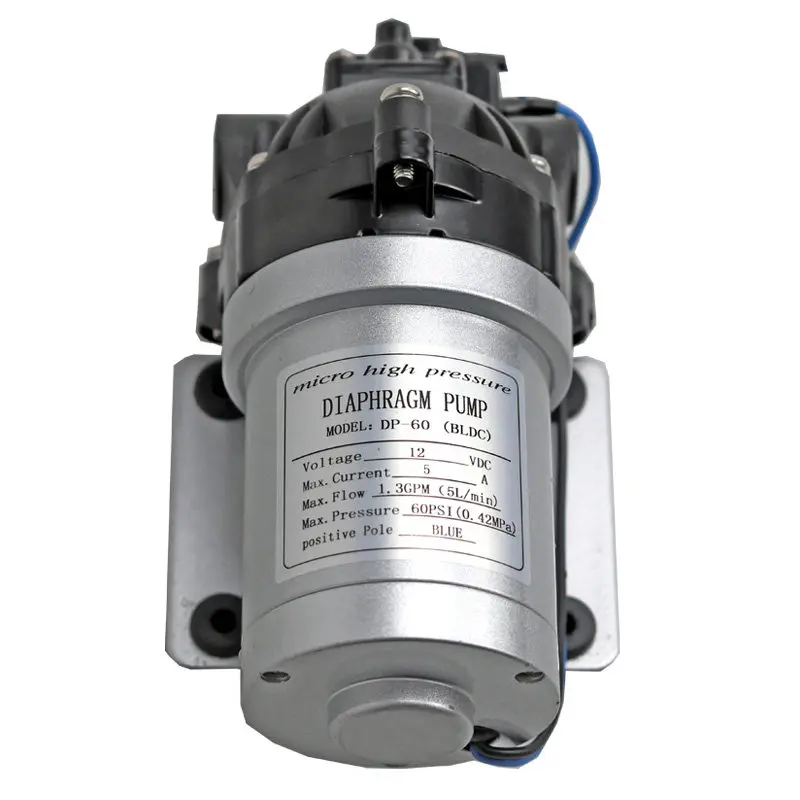 

Микронасос высокого давления 12В/24В, 5 л/мин, 3 м, с автоматическим запуском/остановкой, устойчивый к коррозии, для распыления и повышения давления