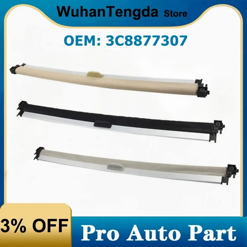 Black Gray Beige Sunroof Curtain Sunshade for VW CC 2009-2017 Passat CC 2009-2012 3C8877307
