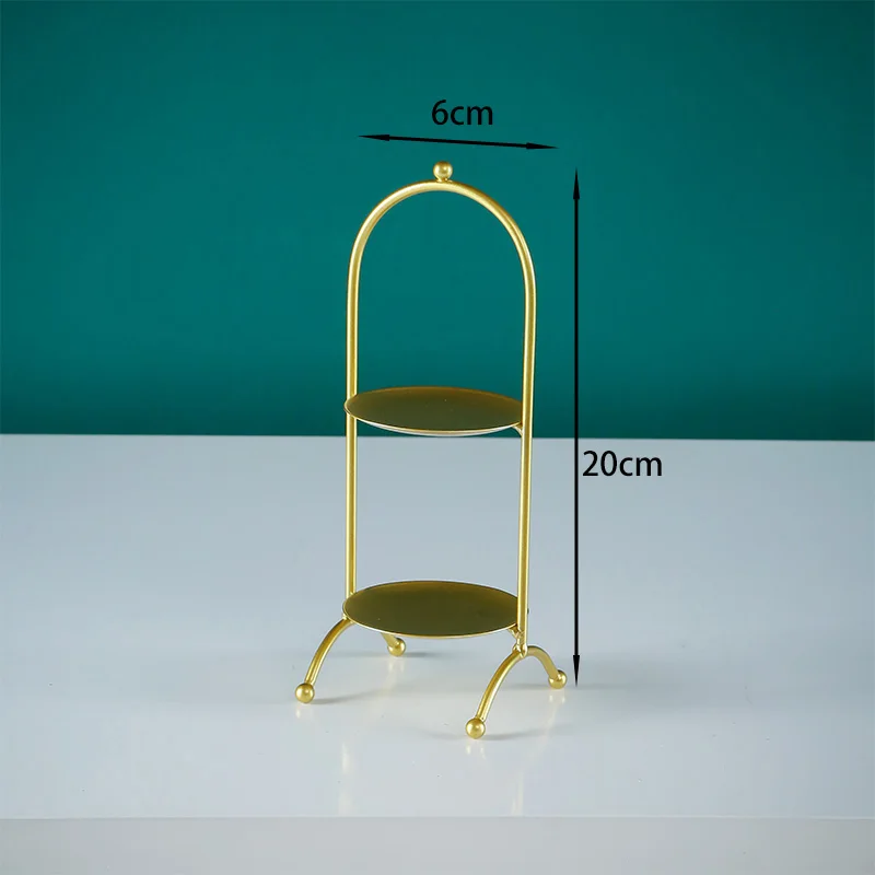 Metal Cake Stand Bread Dessert Plate Banquet Wedding Display Decorative Rack Pastry Tray Afternoon Tea Snack