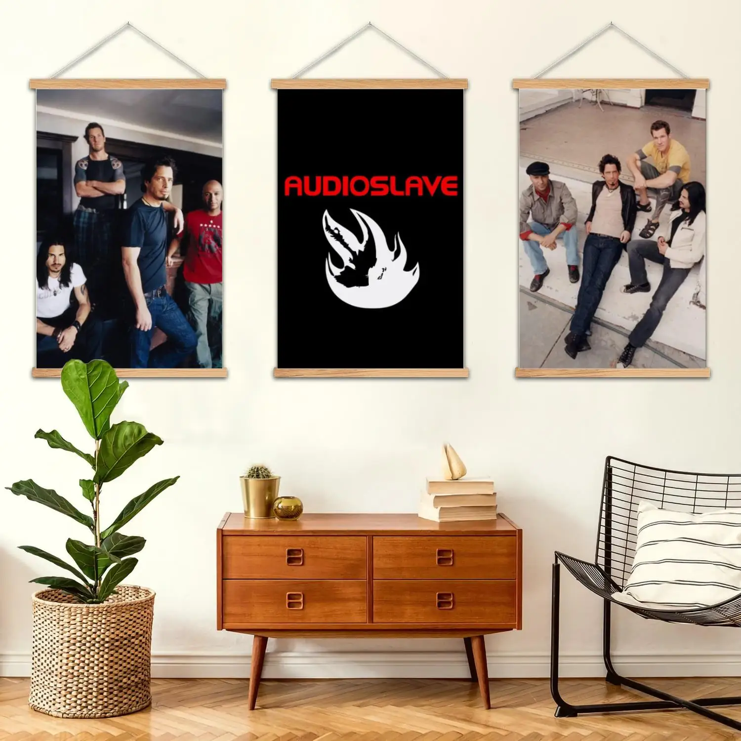 Audioslave Framed Wall Painting Canvas Art Poster, Wall Art,  Modern Family, Bedroom Decor, Posters,Decorative painting