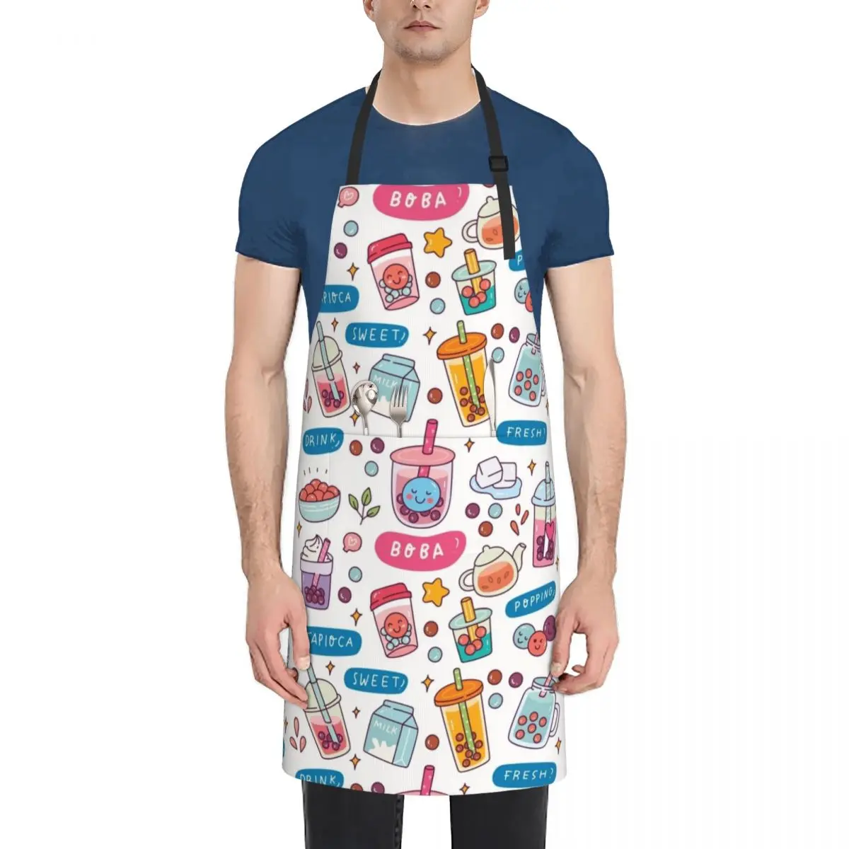 

Boba Tea Apron Korean For Hairdresser Apron