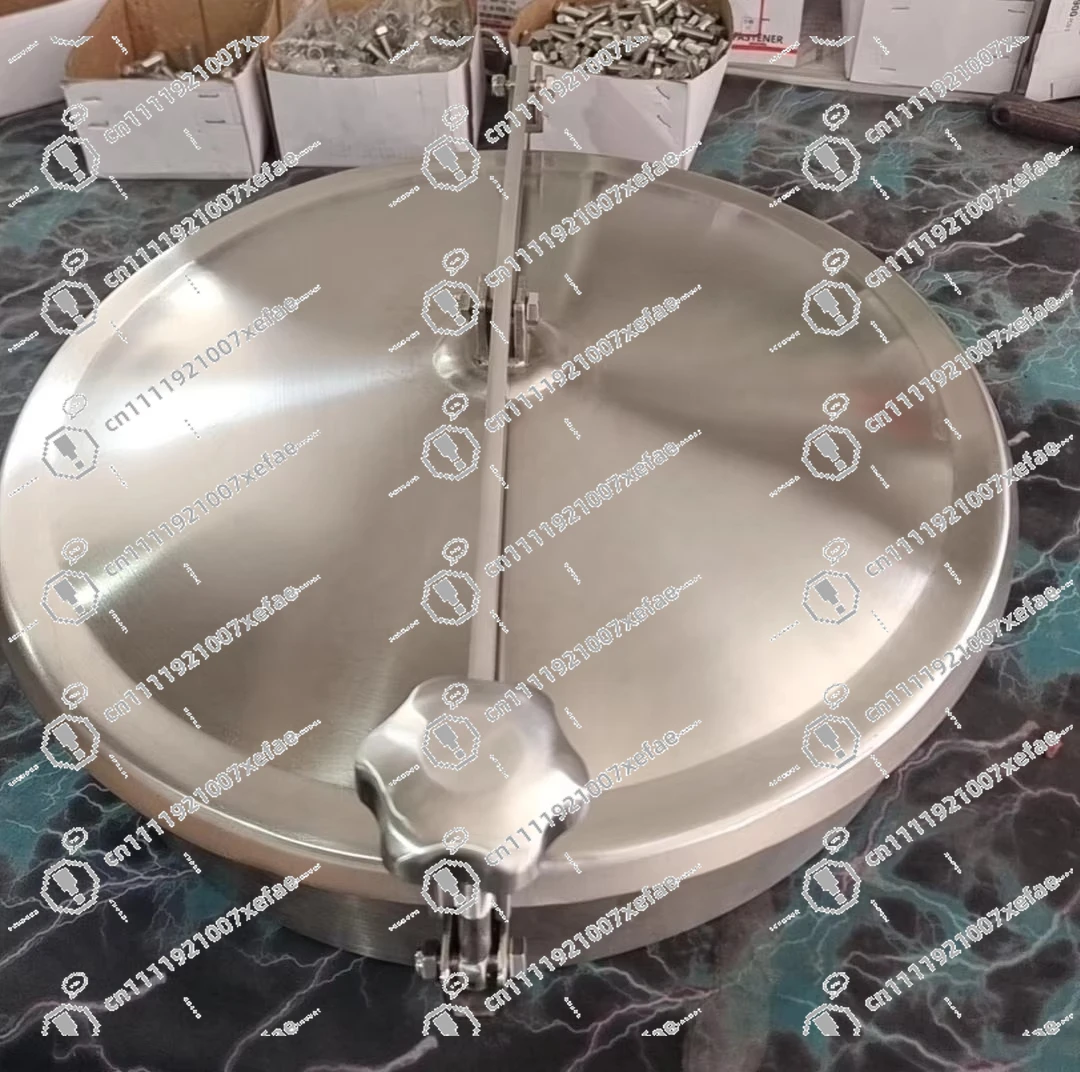 Dairy Stainless Steel Ss304 Ss316l Can Round No Pressure Humanitarian Door Milk Sanitary Round