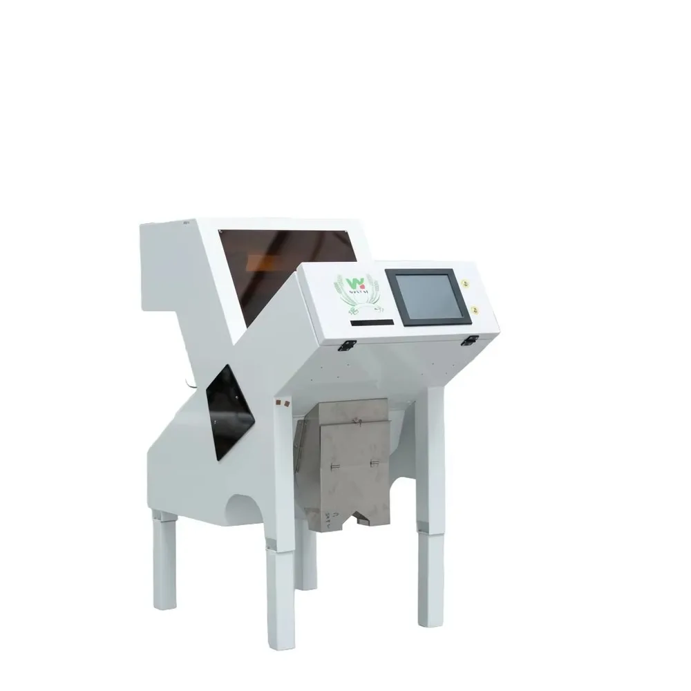 Optical Ejector Valves AI 1 Channel Color Sorter Machine Rice Coffee Beans Grain Color Sorting Machine High Precision