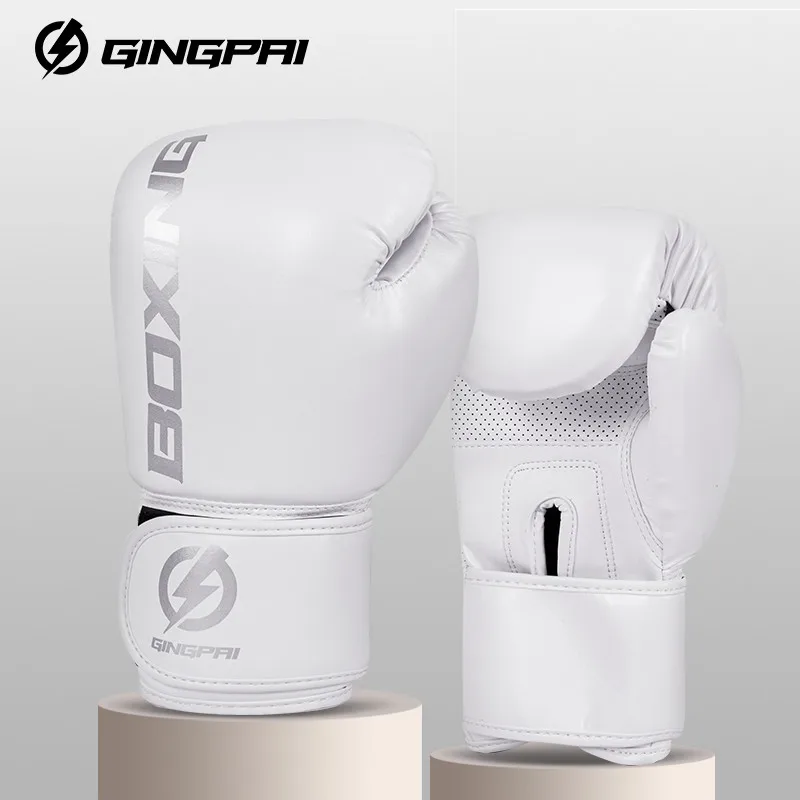 قفازات ملاكمة احترافية 4-12 أونصة، مناسبة للبالغين والأطفال، Mma، الملاكمة، كيك بوكسينغ، التقسيم، الملاكمة التايلاندية، قفاز تدريب ساندا