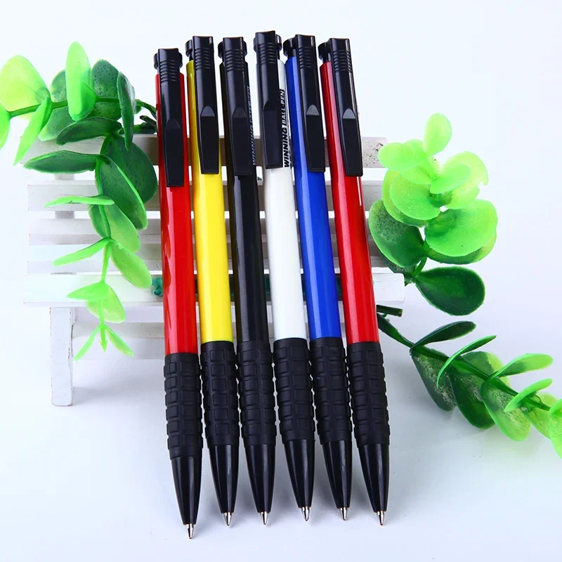 Smooth Writing Black/Blue/Red Refill 0.7mm Click Ball Pen Winning 2001 Ball Point Pen Office Material School Supplies Stationery