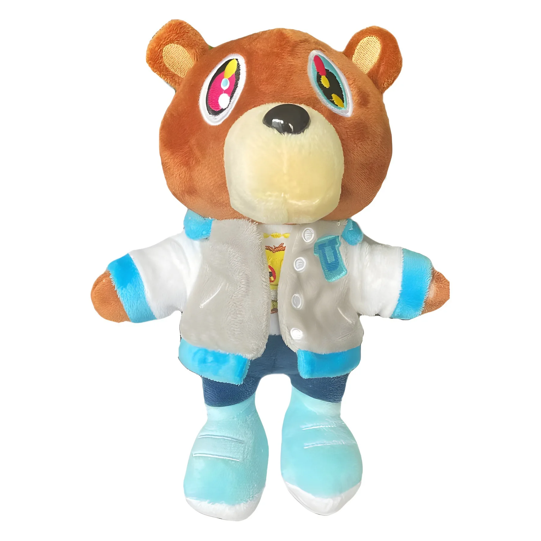 26 cm Kawaii Kanye Teddybär Teddybär Plüschtiere Kanye West Abschluss Weiche Angefüllte Home Room Decor Geburtstag Gif Plüschtier