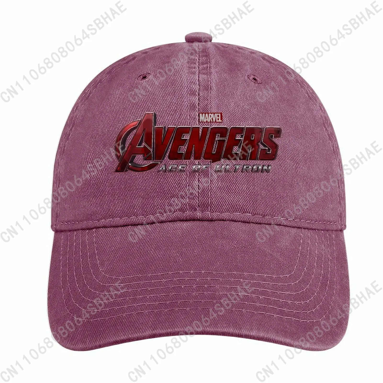 

Marvel Ultron Washed Cotton Baseball Cap Vintage Dad Hat Men Women Retro Adjustable Denim Cap Streetwear Cosplay