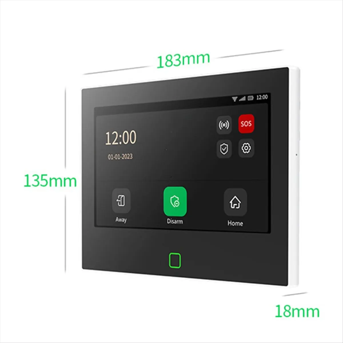 Tuya Smart Home Alarms System Wireless WiFi 4G 7 Inch Panel for Home Burglar Security Protection Alarms EU Plug