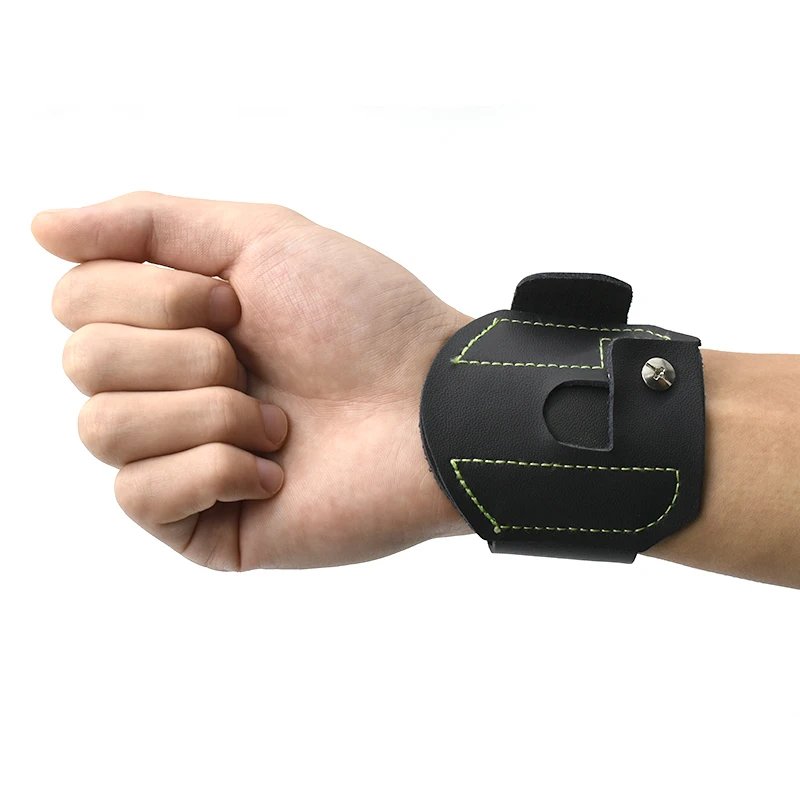 Entry Level Fishing Reel Guard Outdoor Fishing Reel Accessories Multi-function Wrist Guard High Quality Leather Material