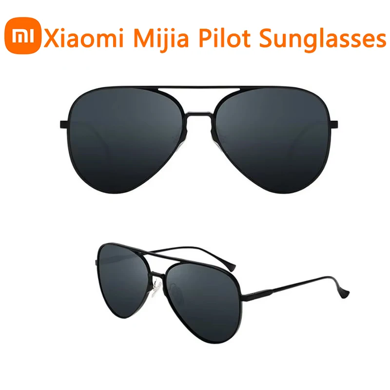 الأصلي Xiaomi Mijia الطيار النظارات الشمسية النايلون الاستقطاب نظارات شمسية أنيقة للقيادة في الهواء الطلق السفر رجل امرأة المضادة للأشعة فوق البنفسجية بدون مسامير