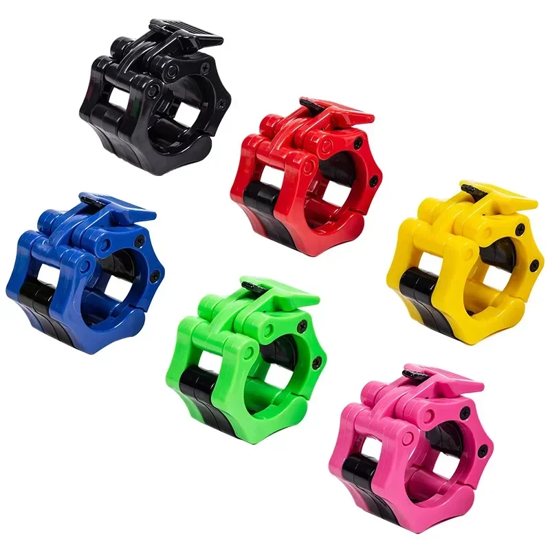 25/28/30/50mm Spinlock Barbell Collars Quick Release Barbell Clamps Weight Bar Clips for Weightlifting and Strength Training