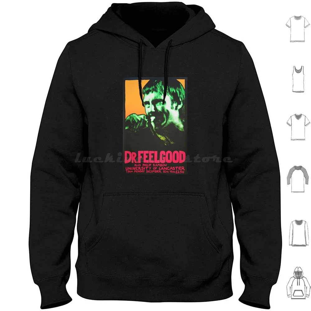 Dr Feelgood Concert Lightweight Hoodie Hoodies Long Sleeve Dr Feelgood Concert Lightweight