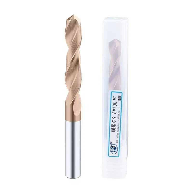 Solid Carbide Drill 80mm 120mm Long Length Tungsten Steel 1PCS CNC Hole Processing