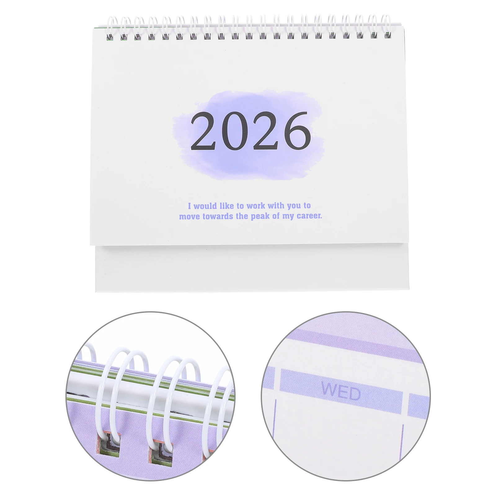 

Настольный календарь на 2026 год, домашний настольный офисный школьный календарь с датами, маленький мини-эстетический