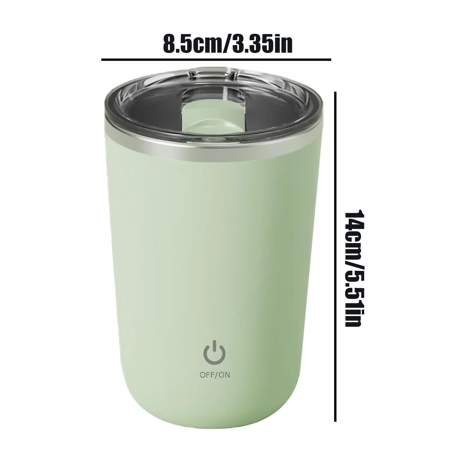 كوب تحريك ذاتي محمول بعمر بطارية طويل كوب تحريك تلقائي مغناطيسي لعشاق اللياقة البدنية والنساء والمحترفين والكلية