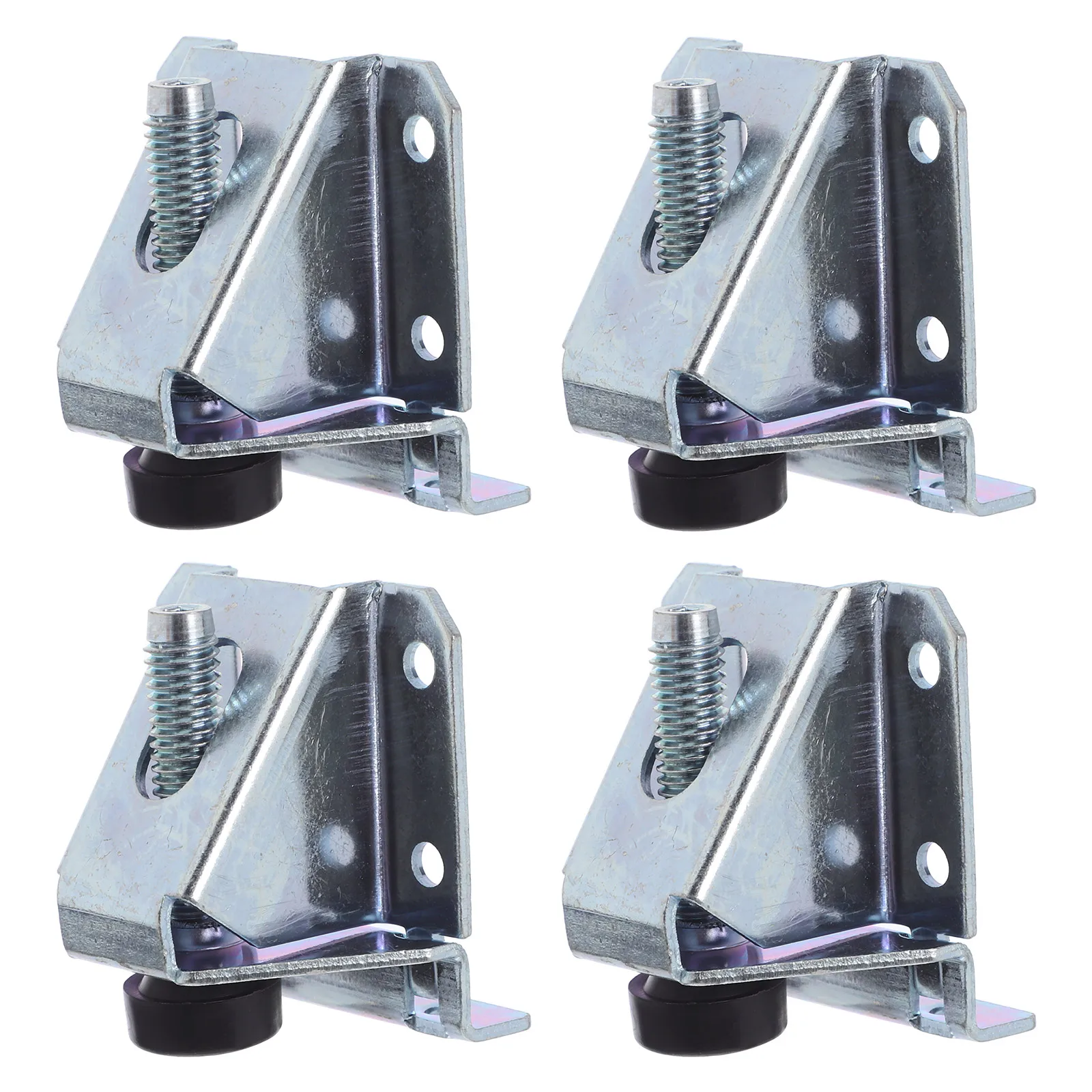

4pcs Heavy Duty Furniture Levelers Adjustable Leveling Feet For Tables Chairs Cabinets Workbenches Floor Protectors Black