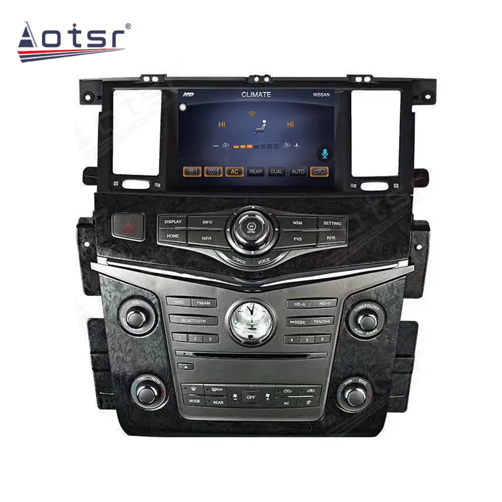 Android Touch Screen Car Video Radio Stereos Player Multimedia For Nissan Patrol Y62 For Armada 2016-2020 GPS Navi