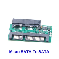 Micro SATA 9+7PIN Female To SATA 7+15PIN Male 1.8 inch to 2.5 inch SSD HDD Adapt Card Hard Disk Parallel to Serial Port