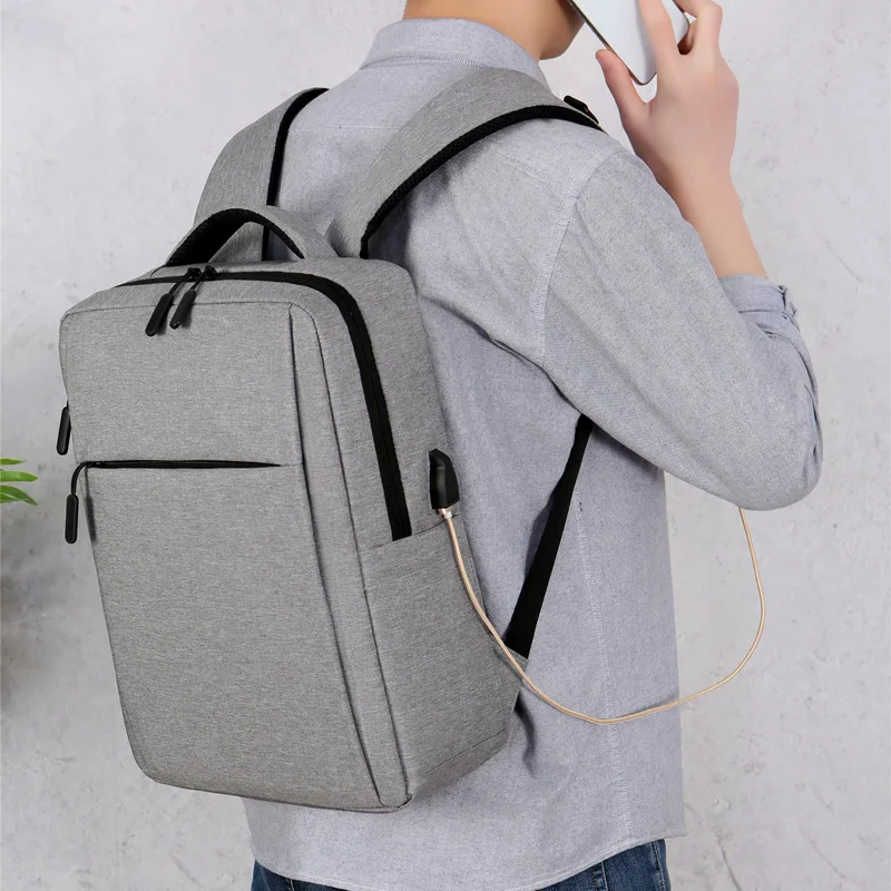 

Men Sports Shoulder Bag Simple Laptop Business Fashions Computer Bag Campus Student Schoolbag Tide Travel Backpack Gym Bag