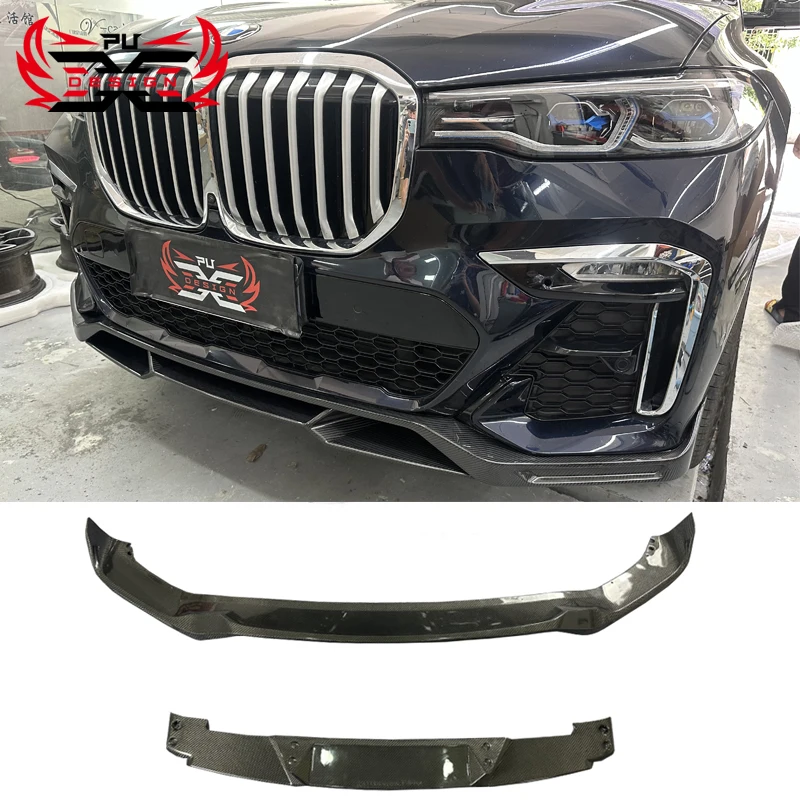 

Carbon Fiber Front Lip Front Splitter For BMW X7 G07 Front Bumper Lip Body Kit Retrofit Accessories