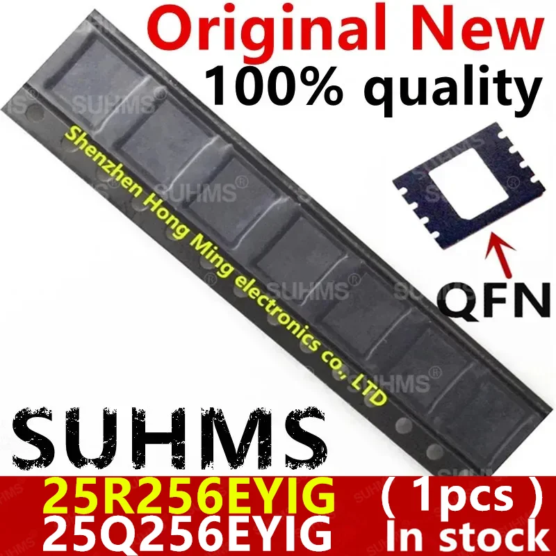 (1 peça) 100% Novo GD25Q256EYIG 25Q256EYIG GD25R256EYIG 25R256EYIG GD25Q256EYIGR GD25R256EYIGR QFN-8