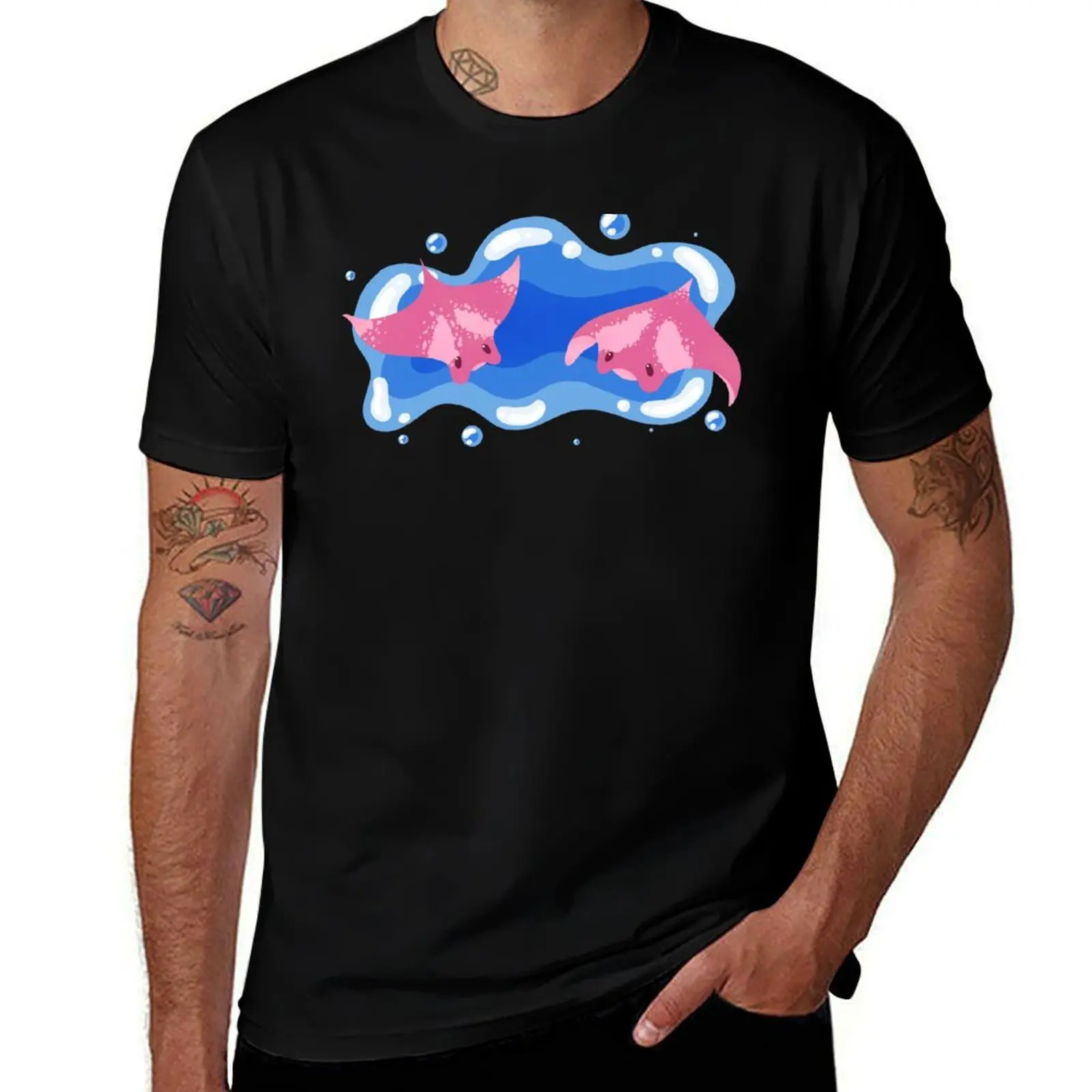Manta Rays T-Shirt Fitness Training Breathable Tee T-Shirt