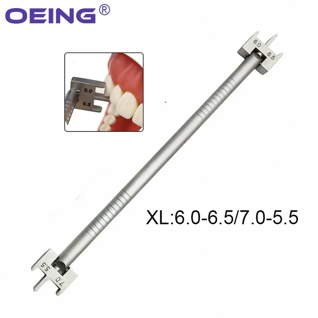 OEING 1Pc Dental Bracket Positioner Orthodontic Gauge Locator Stainless Steel Rod Positioning Dentist Tool Dental Instrument