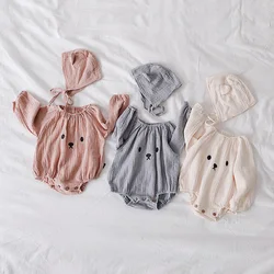 Baby Romper Spring Summer Baby Clothes Newborn Baby Boy Girl Solid Soft Cotton Sleepwear Baby Boy Girls Pajamas Infant Clothes