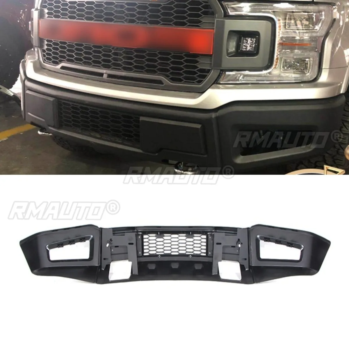 

Front Bumper Splitter Diffuser Lip Bumper Protector Bumper Protector for Ford F150 2018-2021 Body Kit Car Accessories