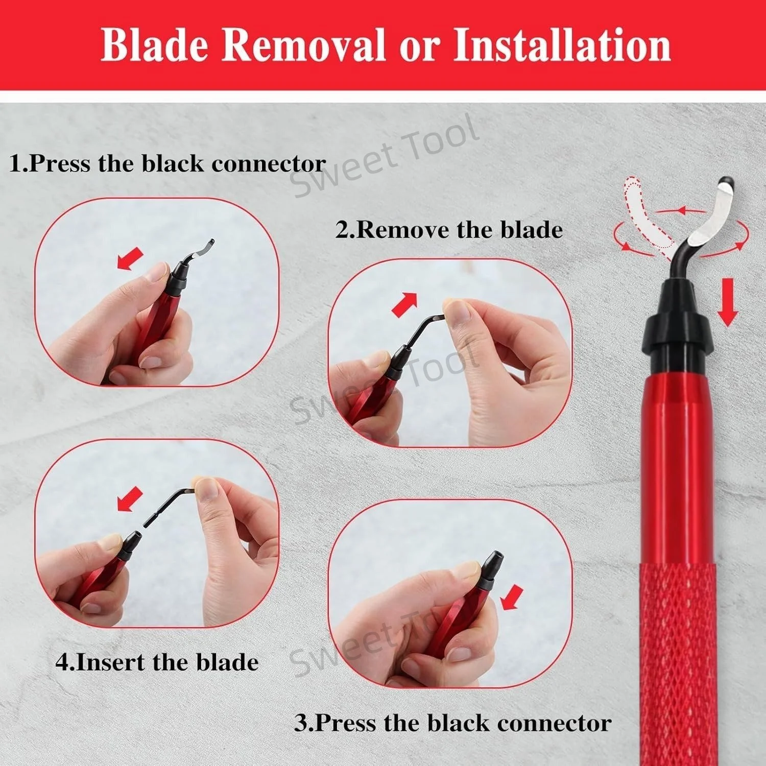 10PCS MIX Blades Pack for Deburring System BS3100 BS3010 BS1012 BS1018 BK3010 BS2010 BS2012 BK1010 BK3103 BS6001 Metal Plastic