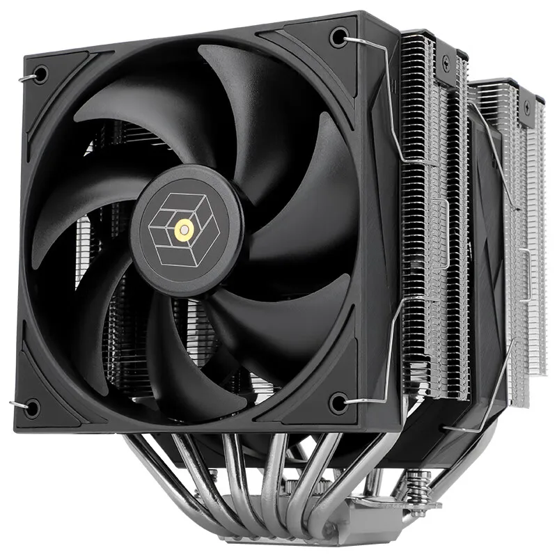 مشعاع تبريد هواء الكمبيوتر Thermalright Royal Knight 120، 6 أنابيب حرارية ومراوح مزدوجة مشعاع وحدة المعالجة المركزية يدعم LGA1700/115X/AM5/AM4