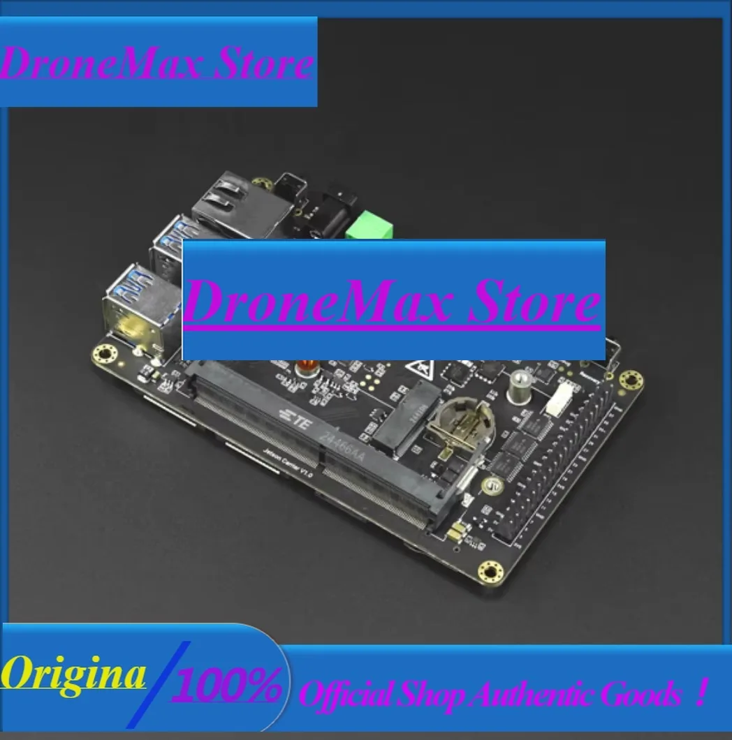 DroMaJetson Carrier Board For Nano/TX2 NX/Xavier NX, MIPI CSI, 40-Pin GPIO, USB 3.0, M.2 NVMe, PD 60W