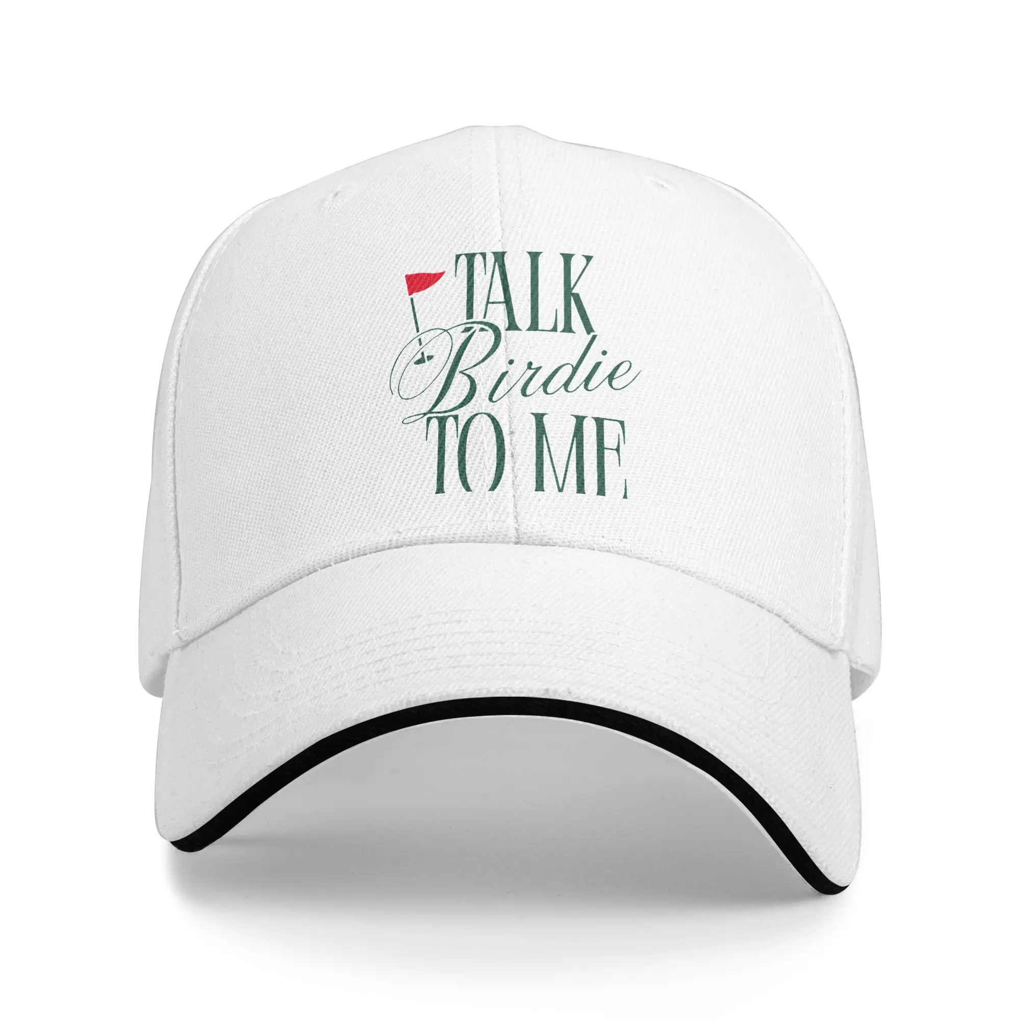 Talk Birdie to Me Funny Golf Master Golf Lover Baseball Cap  Women Men Print Trucker Hat Fishing Sun-Proof Snapback Cap