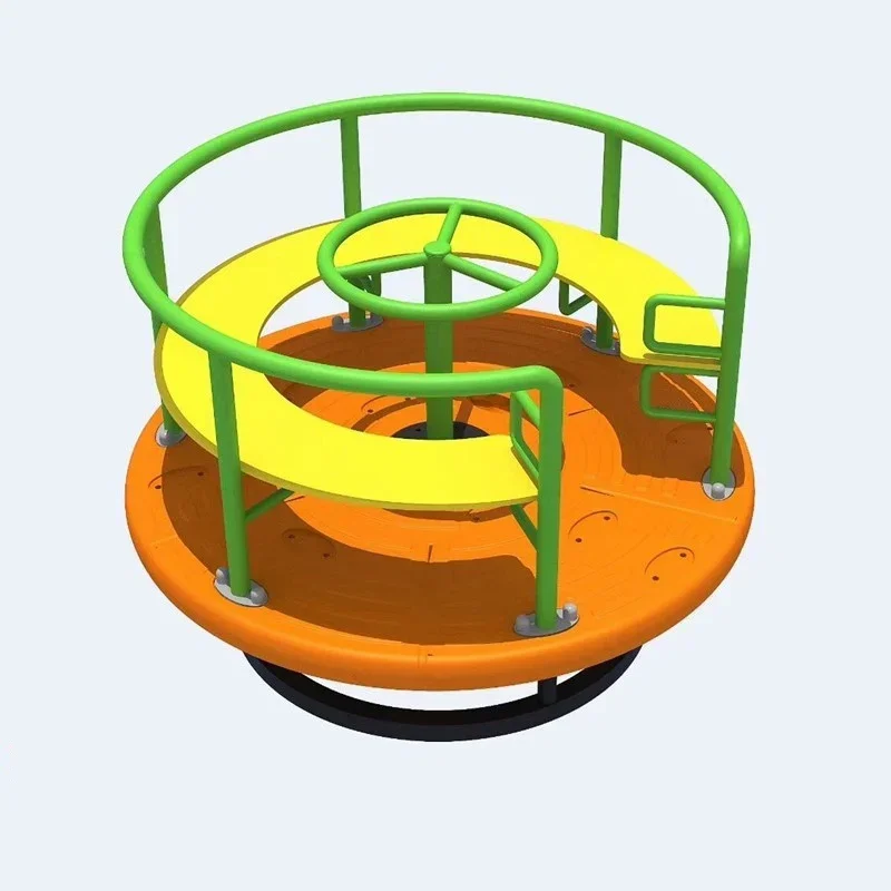 

Popular Outdoor Playground Outdoor Children's Carousel Amusement Merry Go Round Spinner