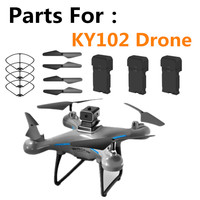 Drone Battery Accessories 3.7V 1800Mah /Propeller Blade / KY102  Drone Original Spare Parts Flying 15 Mins KY102 Drone Battery
