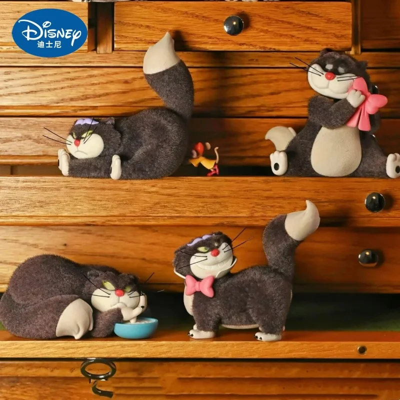 

New 52toys Disney The Mischievous Cat Lucifer Series Blind Box Toys Kawaii Anime Action Figure Surprise Mystery Box Xmas Gift