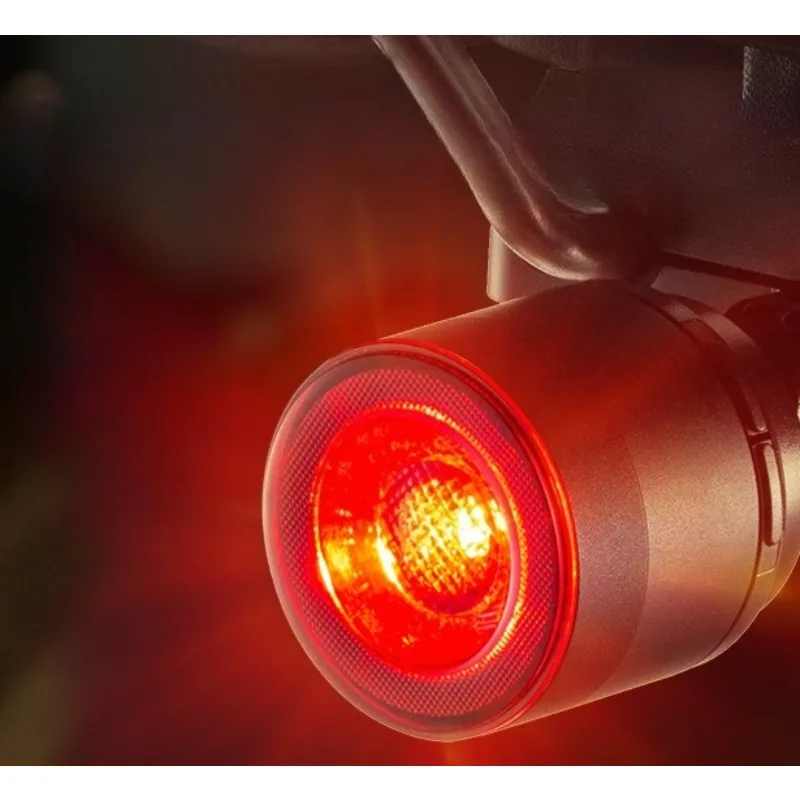

Suitable for bicycle brake induction tail light high battery life charging road lights night riding lights mountain bike riding